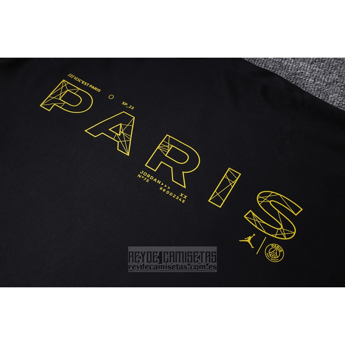 Chandal del Paris Saint-Germain Jordan Manga Corta 2023-2024 Negro - Pantalon Corto